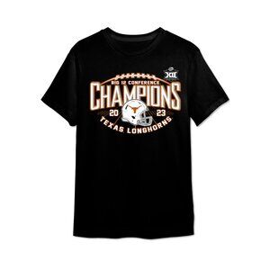 Texas Longhorns Big 12 Champs 2023 Helmet Graphic Football Fan Pride Shirt 159